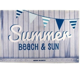 Коврик яхтенный нескользящий Marine Business Summer - Beach & Sun 700х500мм серый (10263371)